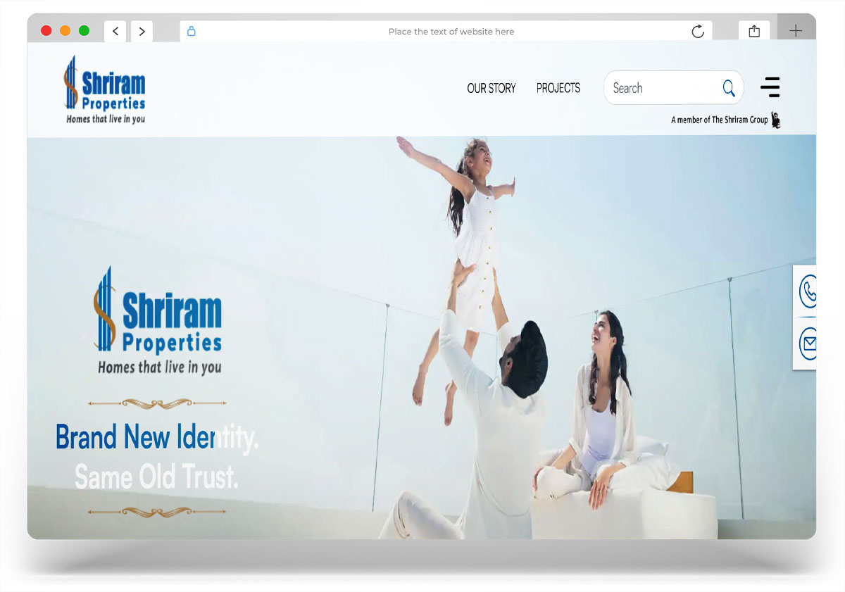 Sri ram properties website