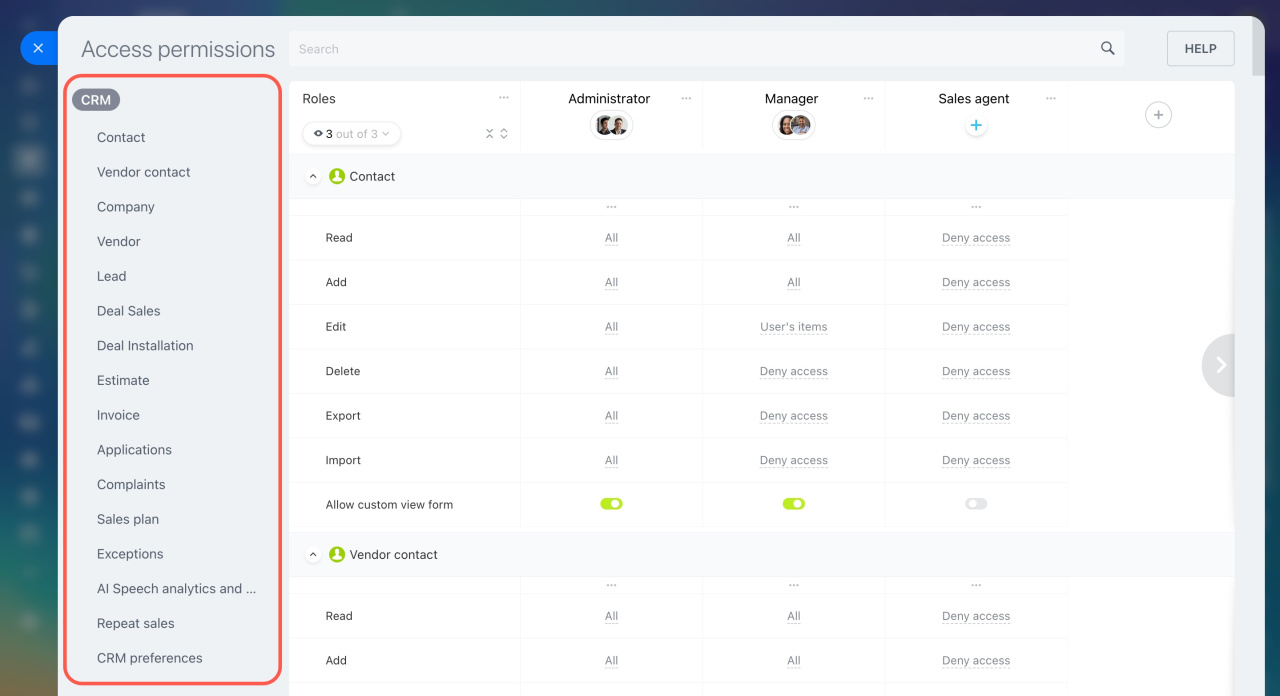 TEAM & ROLE MANAGEMENT